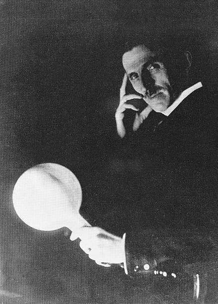 Tesla with bulb